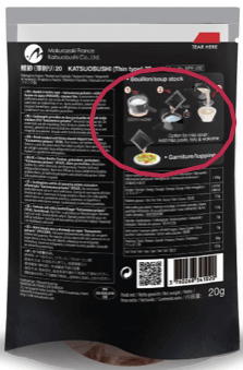 Packaging après intervention ABC GOURMET - Verso